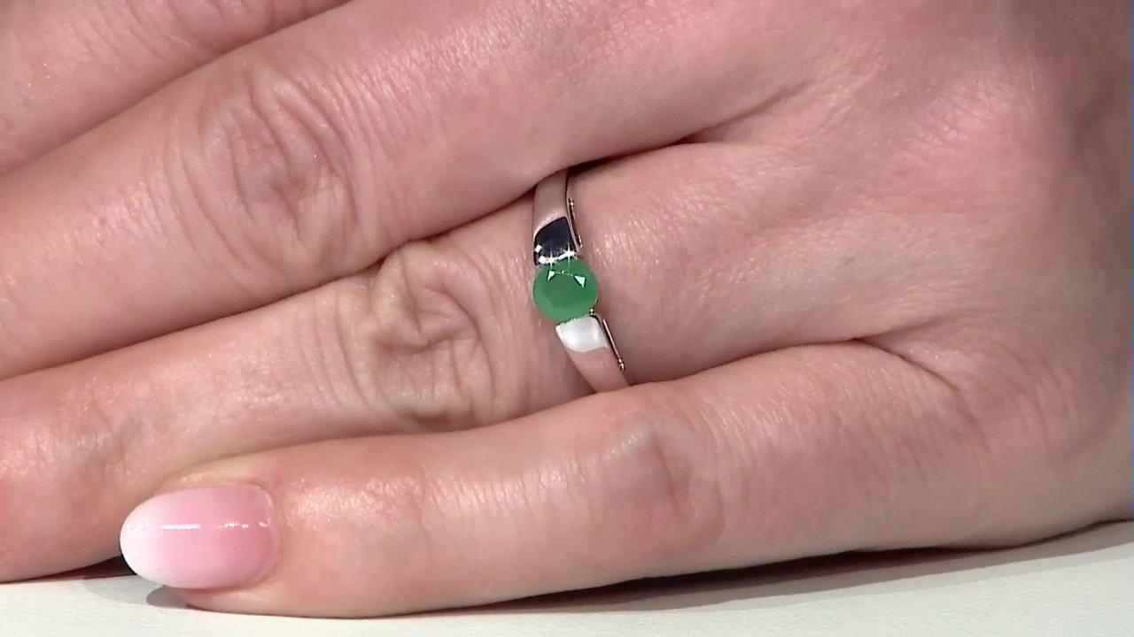 Video Gouden ring met een Tanzaniaanse smaragd