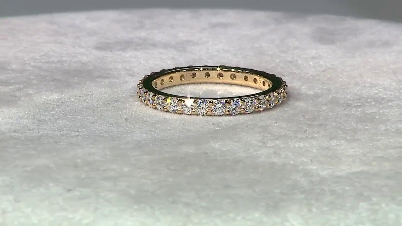 Video 18K Flawless (F) Diamond Gold Ring (LUCENT DIAMONDS)