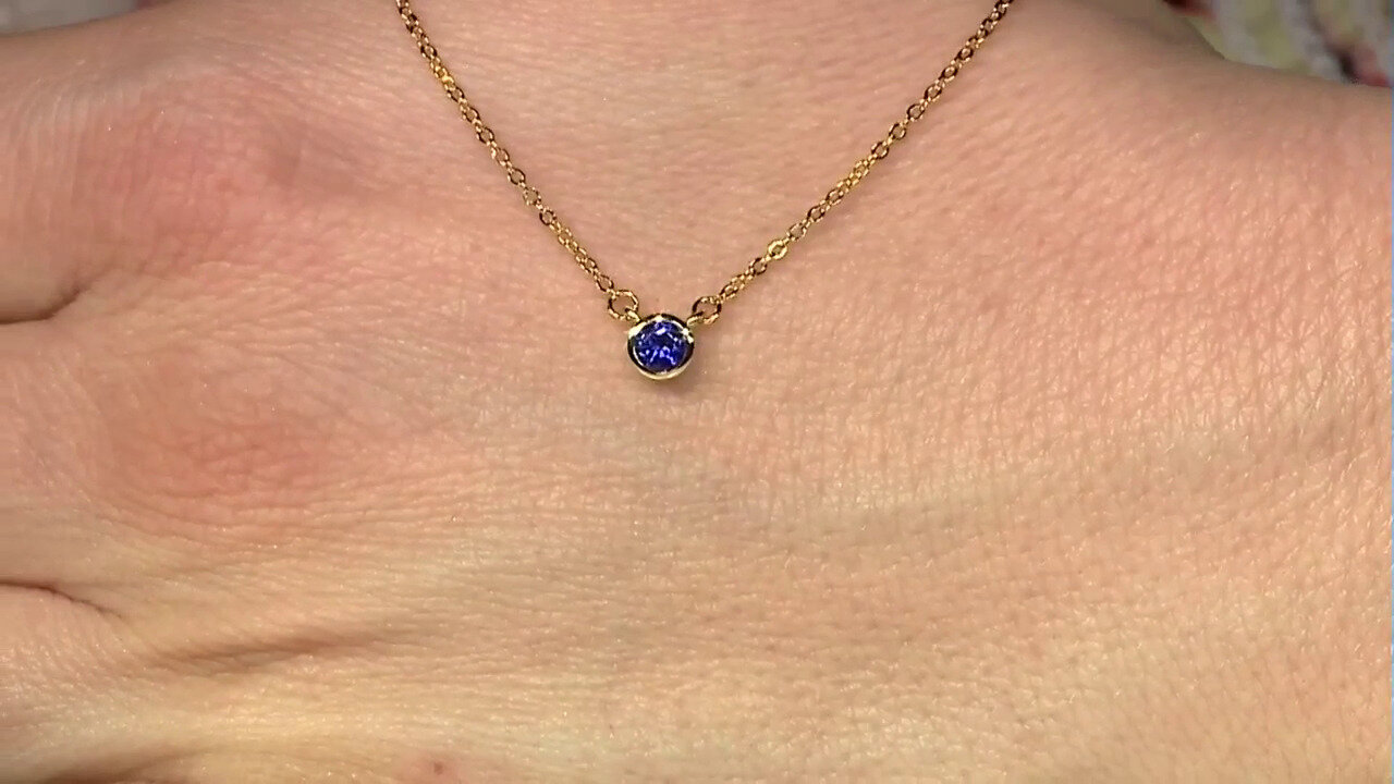 Video AAA Tanzanite Silver Necklace