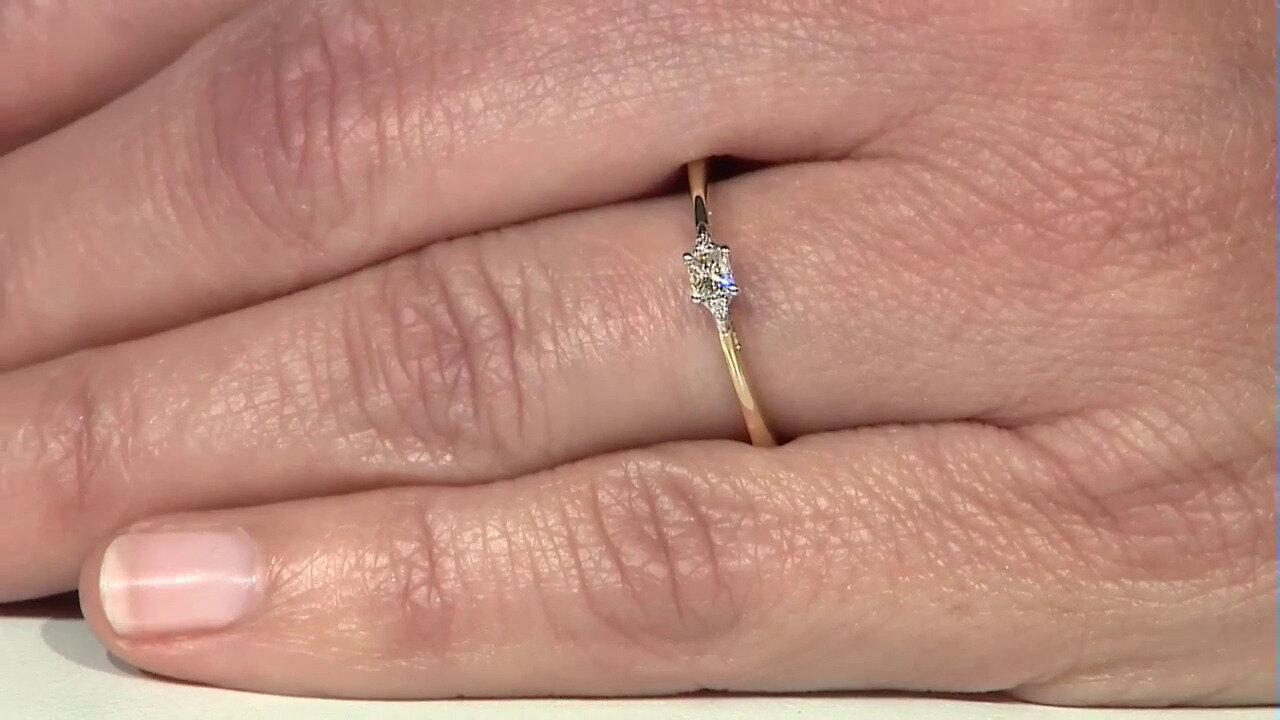 Video SI1 (H) Diamant-Goldring