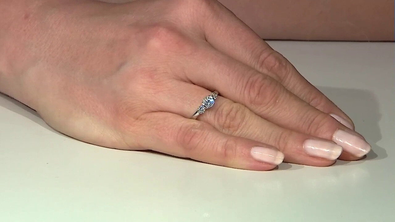 Video Gouden ring met een I1 (H) Diamant (CIRARI)