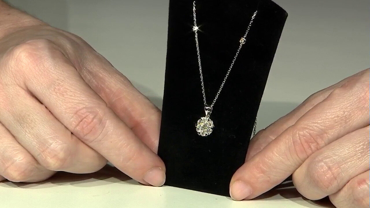 Video Gouden halsketting met een I1 (H) Diamant (CIRARI)